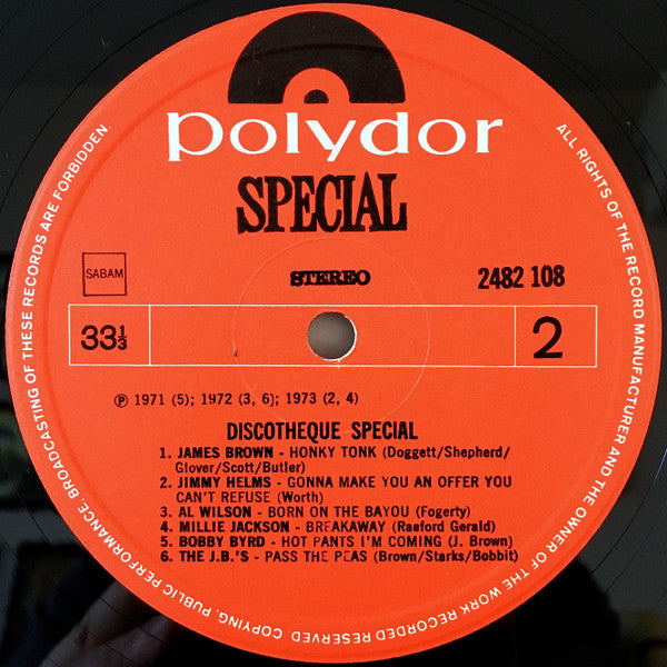 Various : Discotheque Special (LP, Comp)