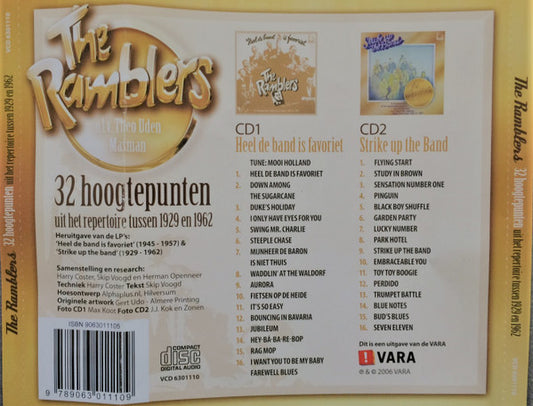 The Ramblers : 32 Hoogtepunten Uit Het Repertoire Tussen 1929 En 1962 (2xCD)