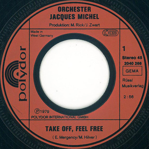 Orchester Jacques Michel : Take Off Feel Free (7", Single)