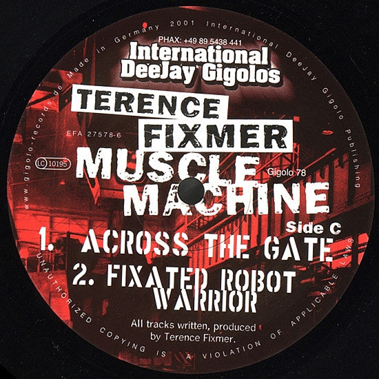 Terence Fixmer : Muscle Machine (2x12", Album)