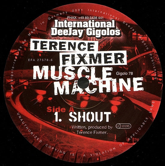 Terence Fixmer : Muscle Machine (2x12", Album)