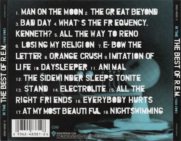 R.E.M. : In Time (The Best Of R.E.M. 1988-2003) (CD, Comp)