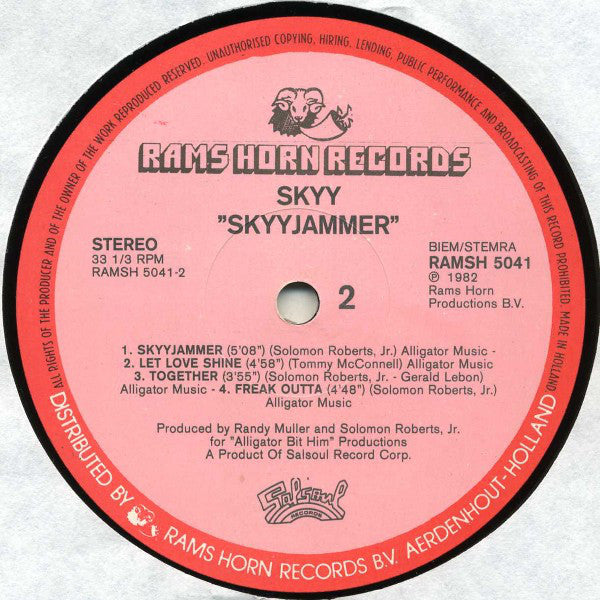Skyy : Skyyjammer (LP, Album)