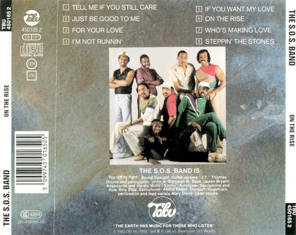 The S.O.S. Band : On The Rise (CD, Album, RE)