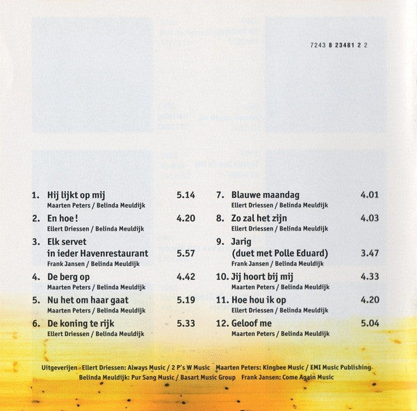 Rob de Nijs : Overleven (CD, Album)