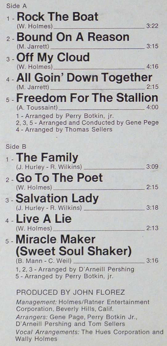 The Hues Corporation : Freedom For The Stallion (LP, Album)