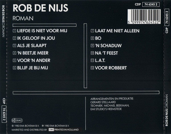 Rob de Nijs : Roman (CD, Album, RM)