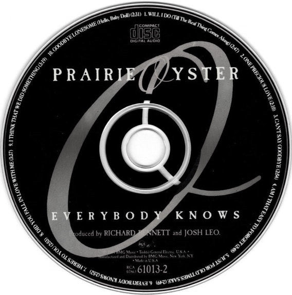 Prairie Oyster : Everybody Knows (CD, Album)