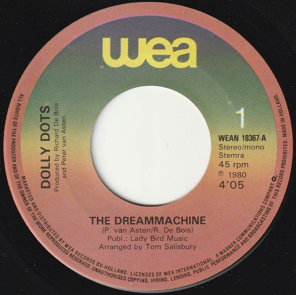 Dolly Dots : The Dreammachine (7", Single)