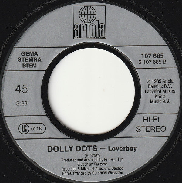 Dolly Dots : Only The Rain (7", Single)