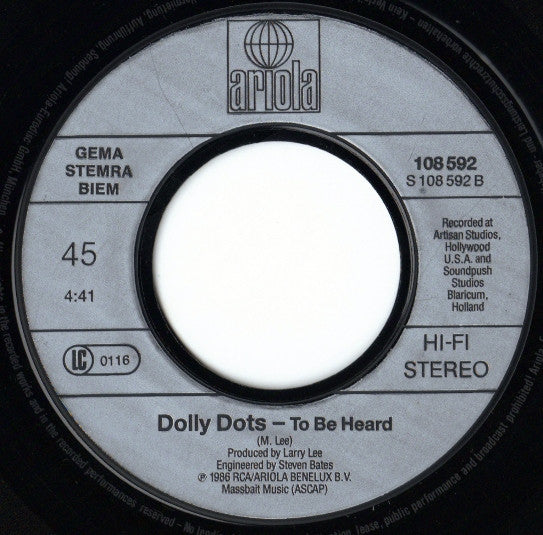 Dolly Dots : This Girl (7", Single)