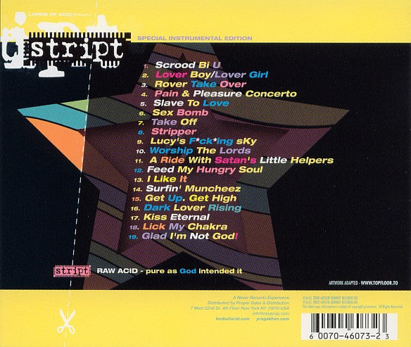 Lords Of Acid : Farstucker ... Stript (CD, Album, Spe)