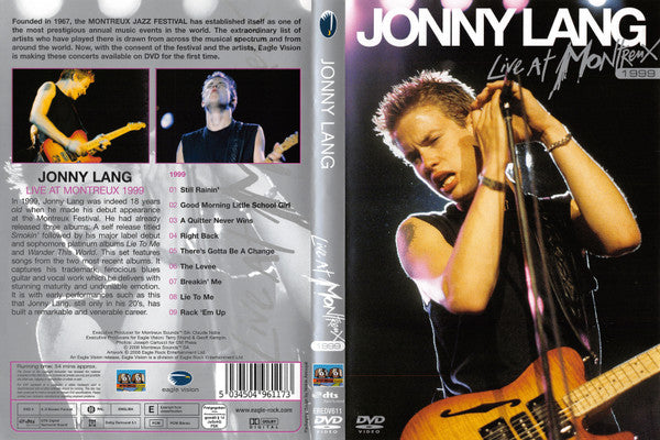 Jonny Lang : Live At Montreux 1999 (DVD-V, PAL)