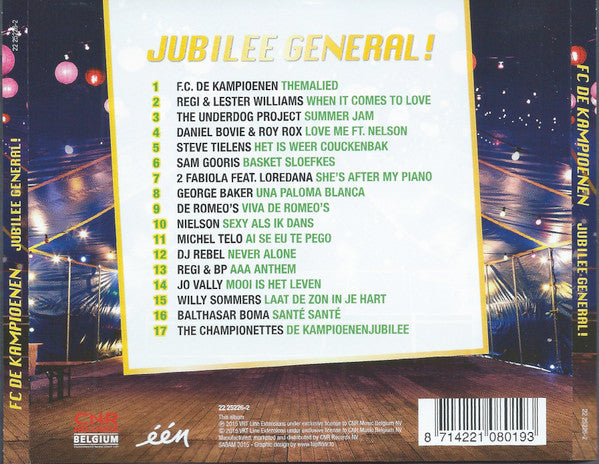 Various : F.C. De Kampioenen 2 - Jubilee General! (CD, Comp)