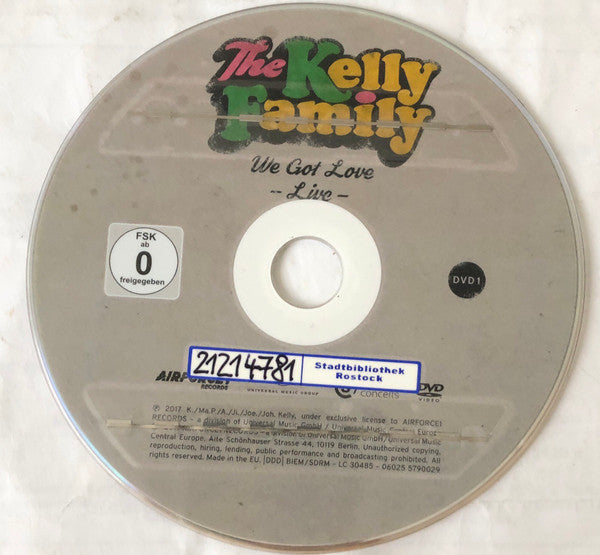 The Kelly Family : We Got Love - Live (2xDVD-V, PAL)