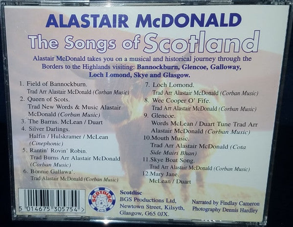 Alastair McDonald : The Songs Of Scotland (CD)