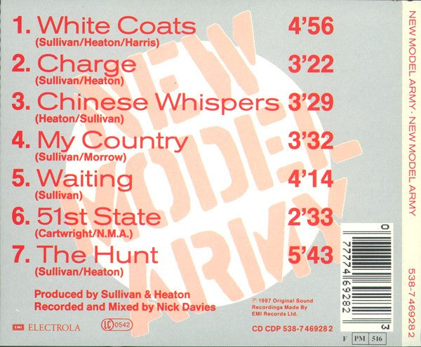 New Model Army : New Model Army (CD, MiniAlbum)