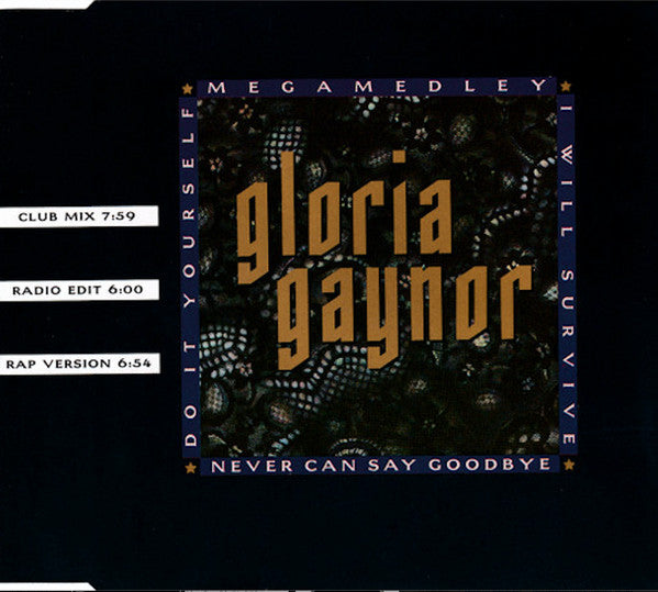 Gloria Gaynor : Megamedley (CD, Maxi)