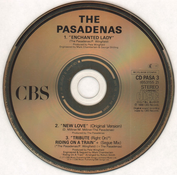 The Pasadenas : Enchanted Lady (CD, Single)