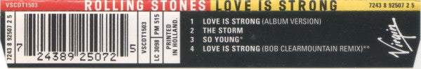 The Rolling Stones : Love Is Strong (CD, Single)