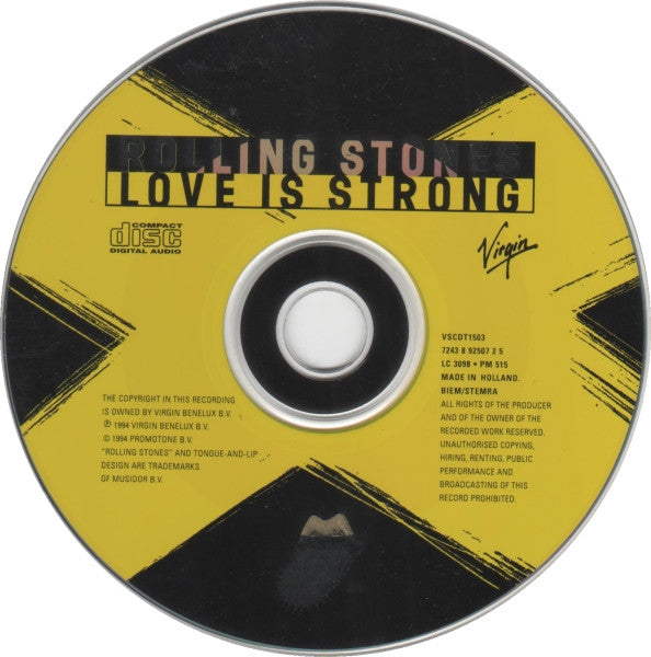 The Rolling Stones : Love Is Strong (CD, Single)
