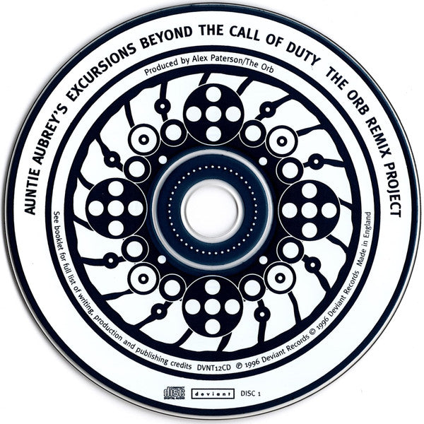 The Orb : Auntie Aubrey's Excursions Beyond The Call Of Duty: The Orb Remix Project (2xCD, Comp, Mono, Mixed)