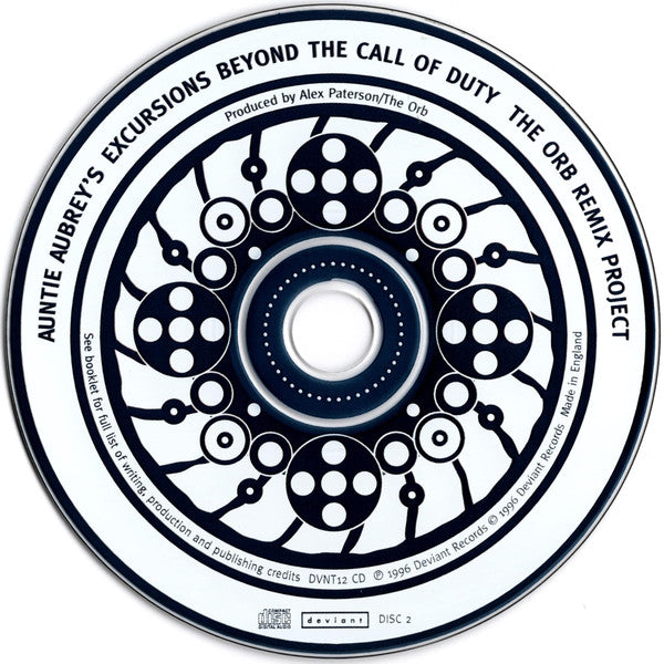 The Orb : Auntie Aubrey's Excursions Beyond The Call Of Duty: The Orb Remix Project (2xCD, Comp, Mono, Mixed)