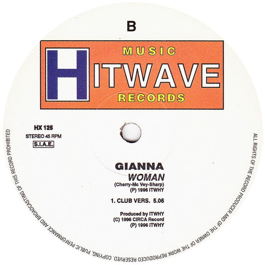 Gianna (2) : Woman (12")