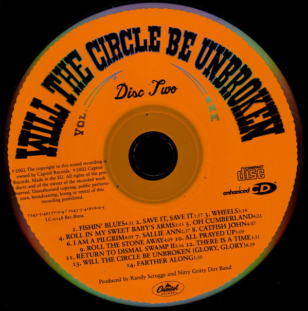 Nitty Gritty Dirt Band : Will The Circle Be Unbroken, Volume III (CD + CD, Enh + Album)