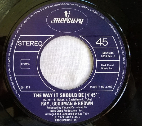 Ray, Goodman & Brown : My Prayer (7", Single)