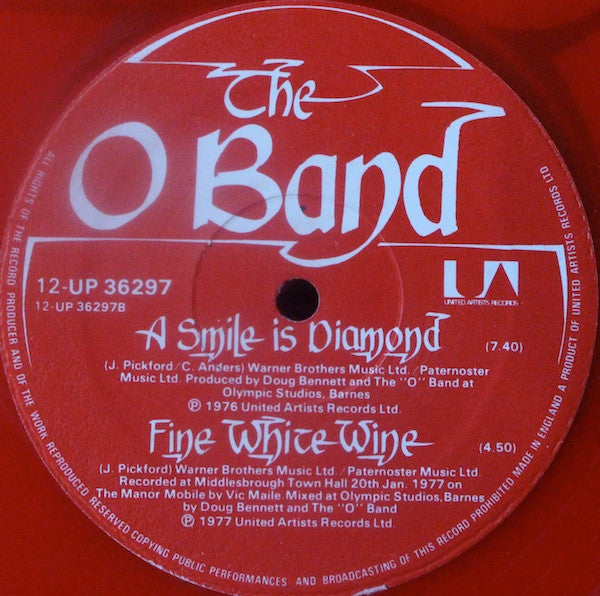 A Band Called "O" : Look To The Left, Look To The Right (12", Red)