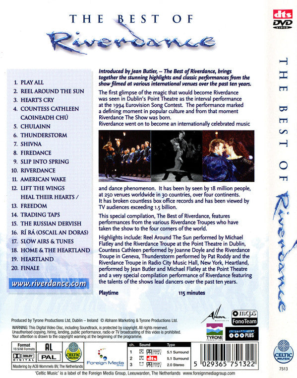 RiverDance : The Best Of Riverdance (DVD-V, Multichannel, PAL, 16:)