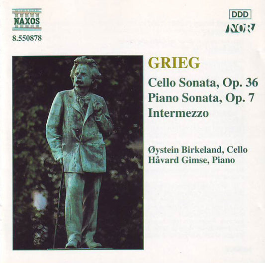 Edvard Grieg, Øystein Birkeland, Håvard Gimse : Cello Sonata, Op. 36 / Piano Sonata, Op. 7 / Intermezzo (CD, Album)