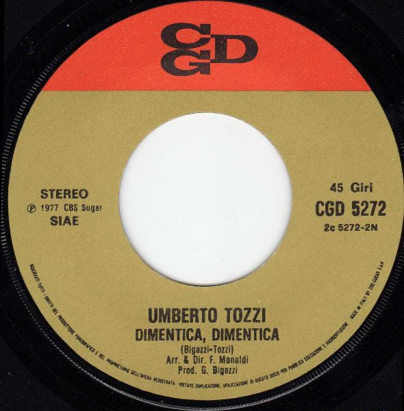 Umberto Tozzi : Ti Amo (7", Single)
