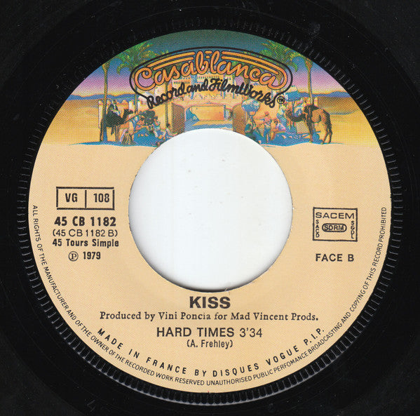 Kiss : I Was Made For Lovin' You (7", Single, Smo)