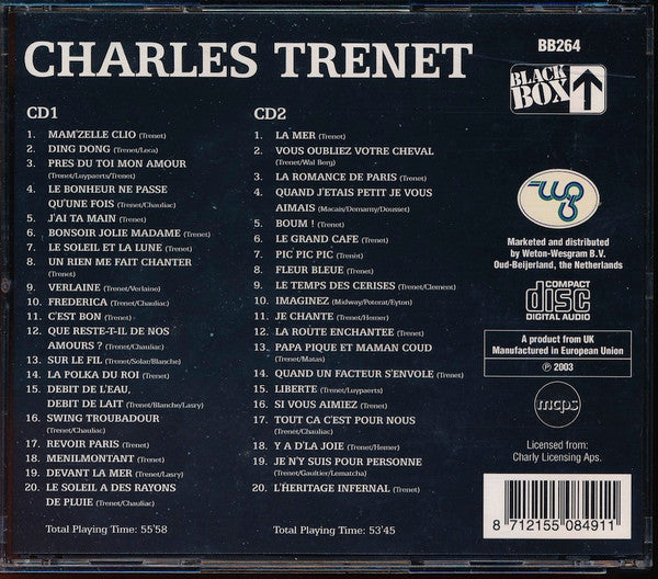 Charles Trenet : Le Soleil Et la Lune (2xCD, Comp)