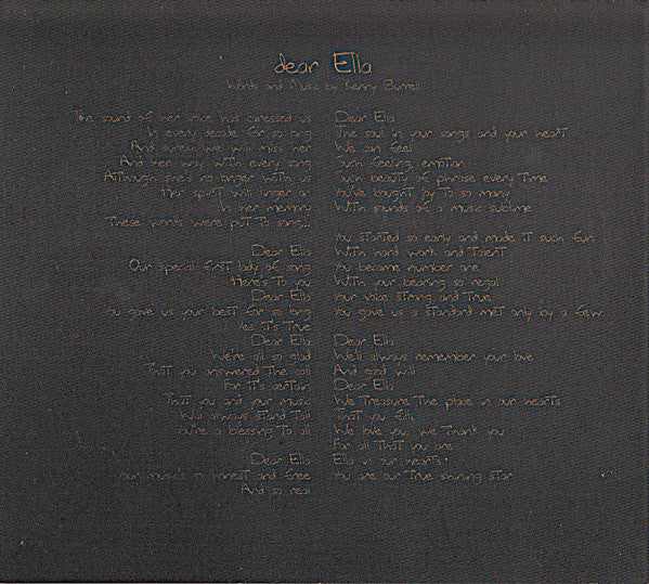 Dee Dee Bridgewater : Dear Ella (CD, Album, Dig)