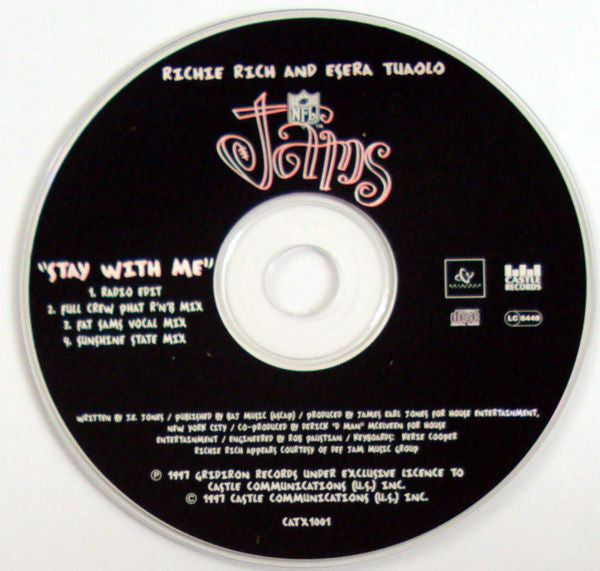 Richie Rich (2) And Esera Tuaolo : Stay With Me (CD, Single)