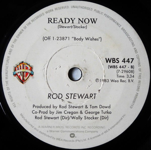 Rod Stewart : Baby Jane (7", Single)