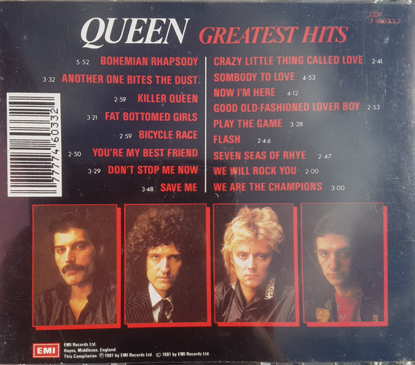 Queen : Greatest Hits (CD, Comp, RE)