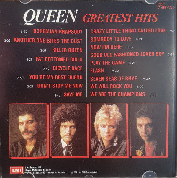 Queen : Greatest Hits (CD, Comp, RE)