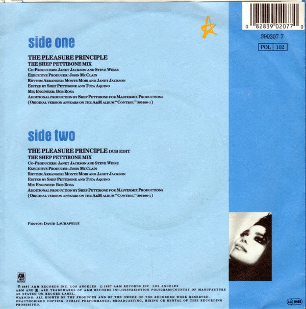 Janet Jackson : The Pleasure Principle (7", Single)