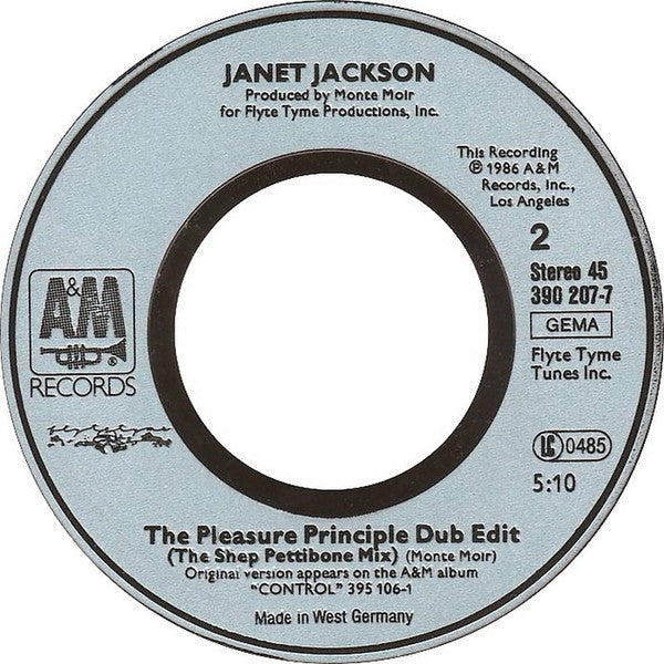 Janet Jackson : The Pleasure Principle (7", Single)