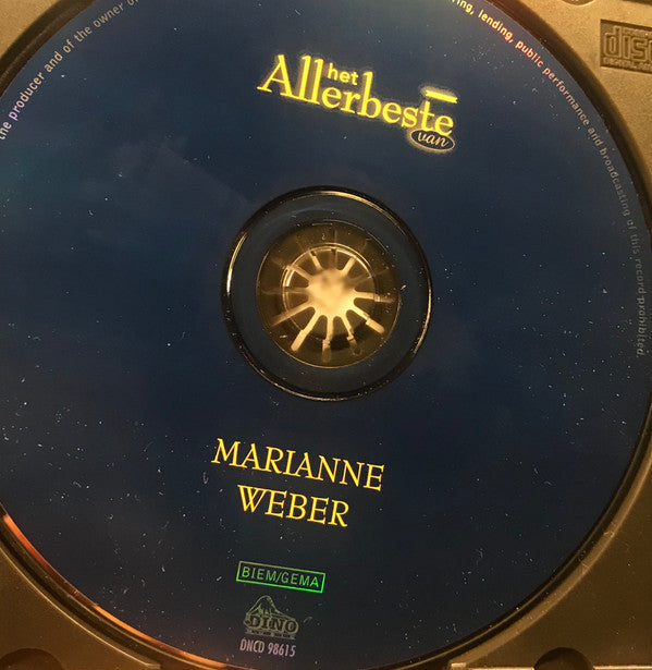 Marianne Weber : Het Allerbeste Van (CD, Comp)