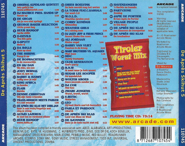 Various : De Après Skihut 5 (CD, Comp, Mixed)