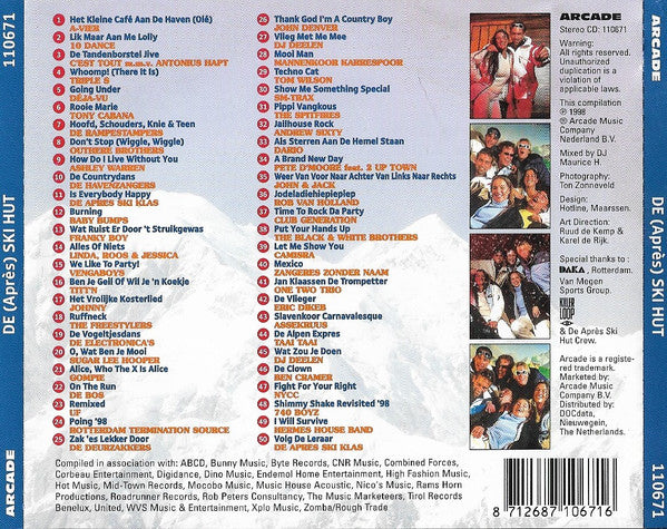 Various : De Après Skihut (CD, Comp, Mixed)