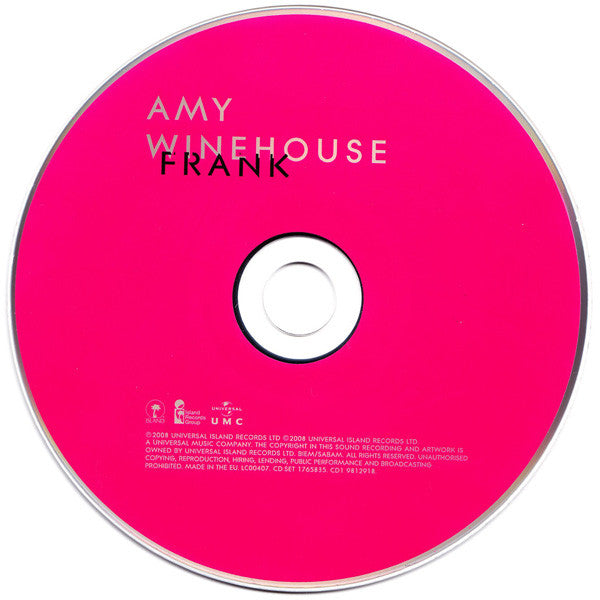 Amy Winehouse : Frank (CD, Album, RE + CD, Comp + Dlx)