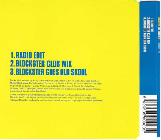 Blockster : You Should Be… (CD, Single)