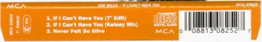 Kim Wilde : If I Can't Have You (CD, Single)