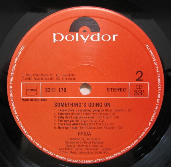 Frida : Something's Going On (LP, Album)